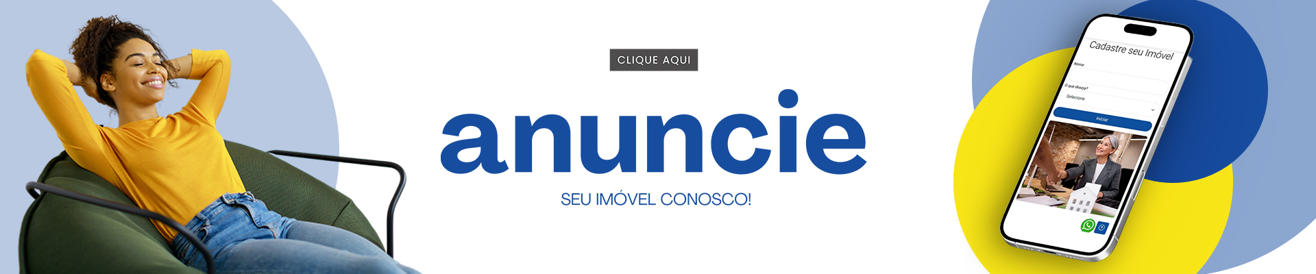 Anuncie seu imóvel conosco