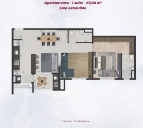 Apartamento à venda no condomínio Eco Vila Primavera